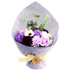 Bouquet Flores de sabão - púrpura