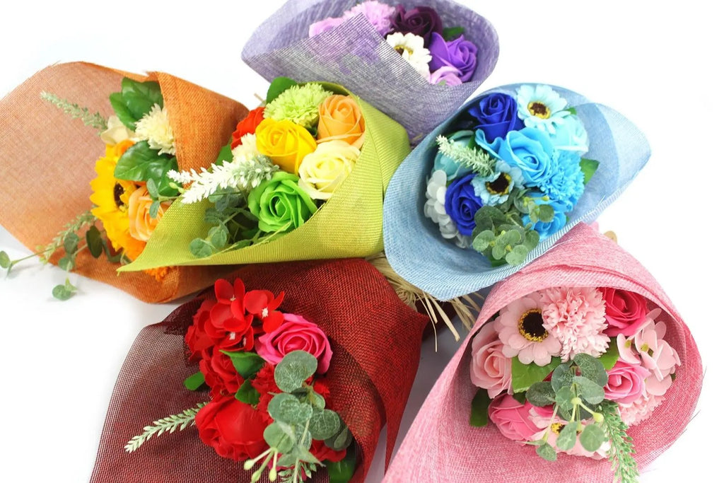 Bouquet de Flores de sabão - Laranja