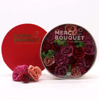 Caixa Redonda - Flores de Sabão - Rosas - Vintage