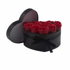 Caixa de Presente - Flores de Sabão - 13 Rosas Vermelhas - Coração