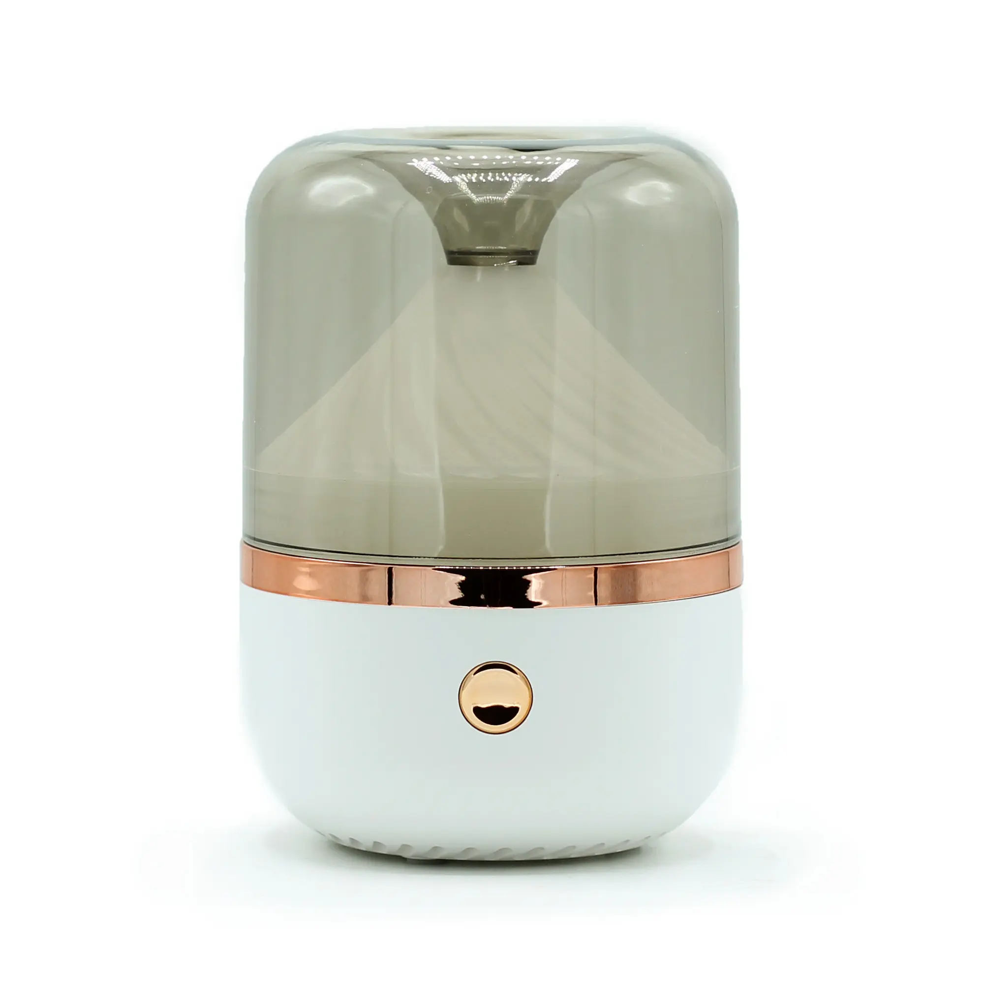 Difusor de Aroma Branco e Bronze – USB – Mudança de Cor