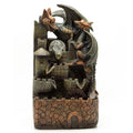 Fonte de Água Interior - Dragões, Bola de Vidro e Roda d'Água - 35 cm