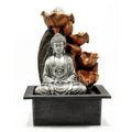 Fonte de Água Interna - Cascata Buda e Bola de Cristal - 35 CM