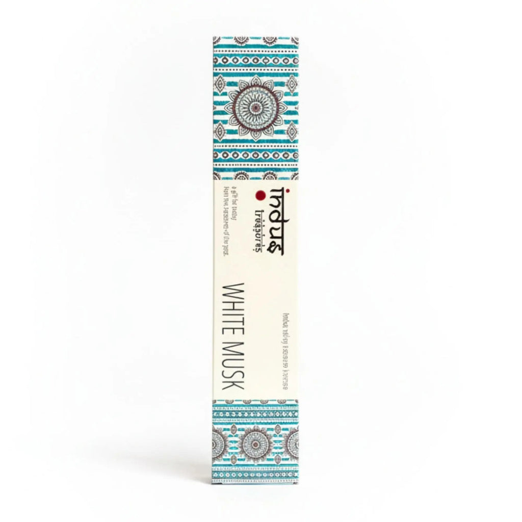 Incenso Indus Treasures - Almíscar Branco - 15g