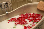 Set de 24 flores de sabão - rosas rosa
