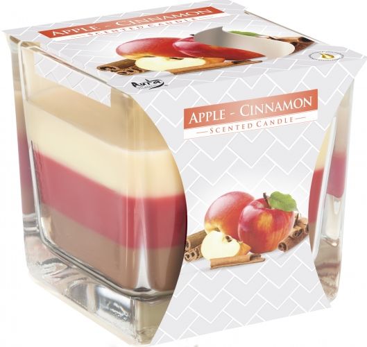 Vela Tarro Arco-Íris - Maçã e Canela