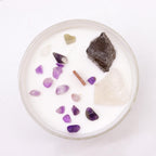 Vela de Cristal de Chakra - Chakra Coroa