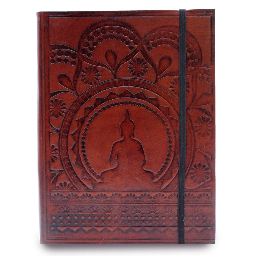 Caderno Médio com Elástico - Mandala Tibetano