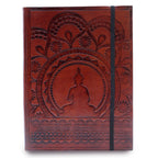 Caderno Médio com Elástico - Mandala Tibetano