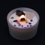 Vela de Cristal de Chakra - Chakra Coroa