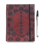 Caderno Médio com Elástico - Mandala Tibetano