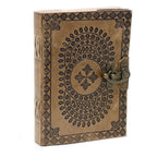 Caderno de Couro - Diário Estilo Vintage 18x13cm