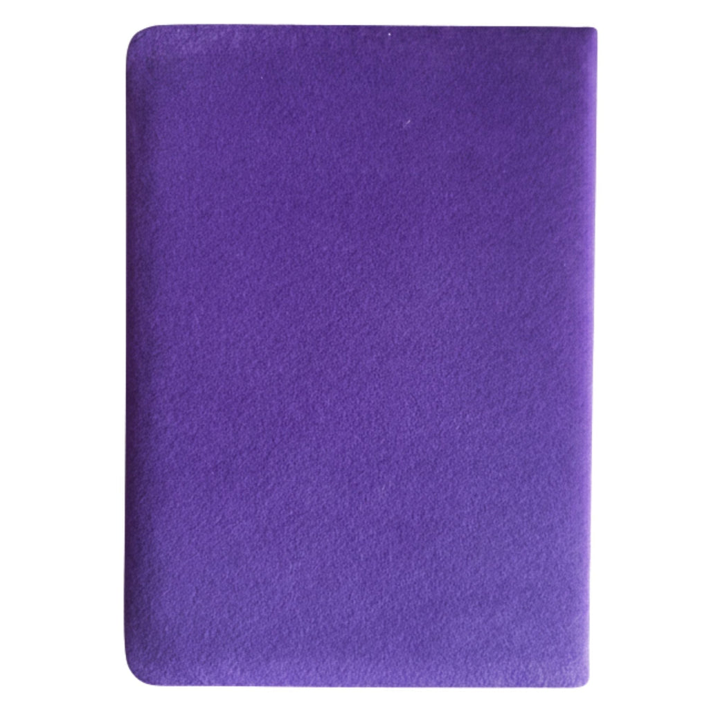 Caderno de Veludo Roxo - 80 páginas - Cria Magia