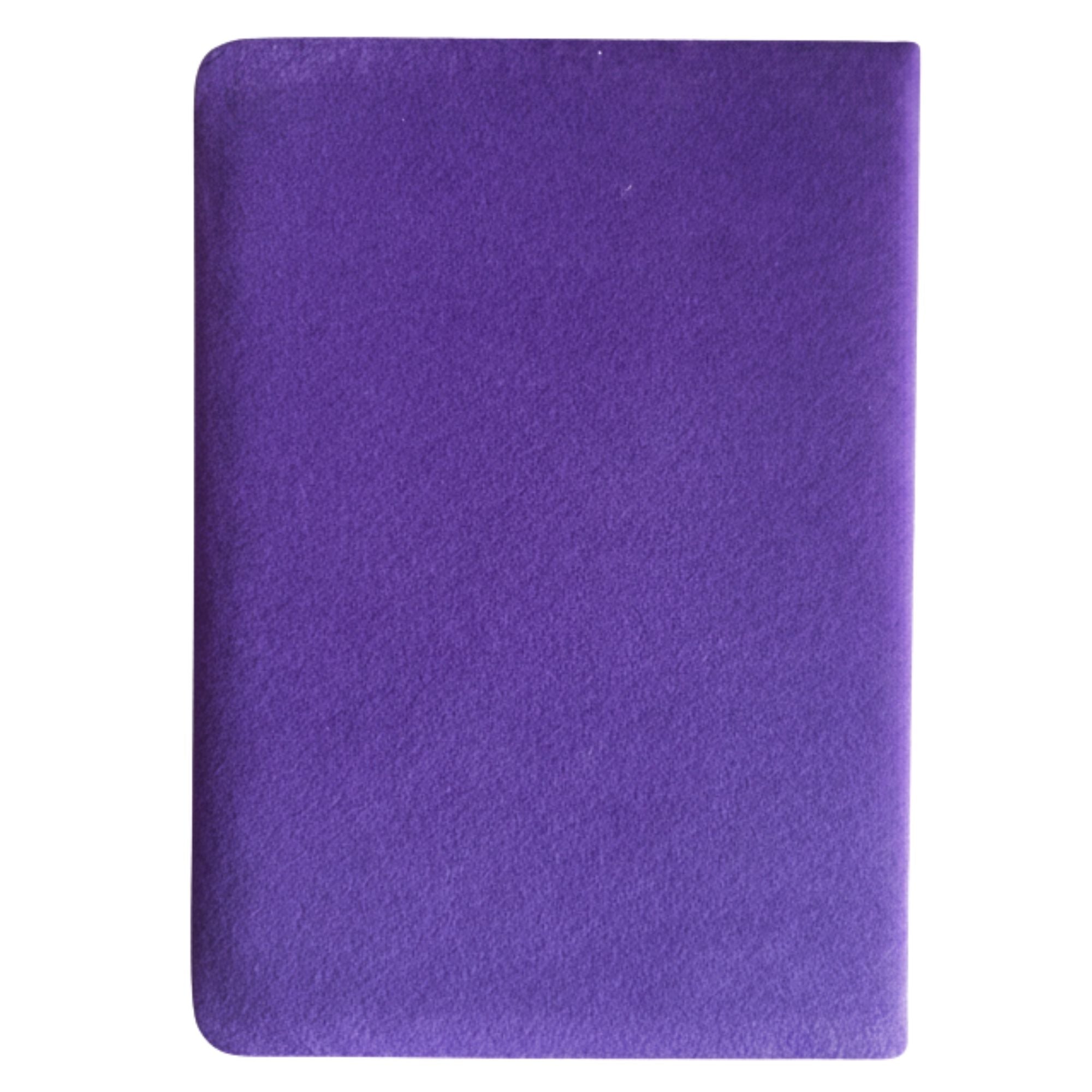 Caderno de Veludo Roxo - 80 páginas - Cria Magia