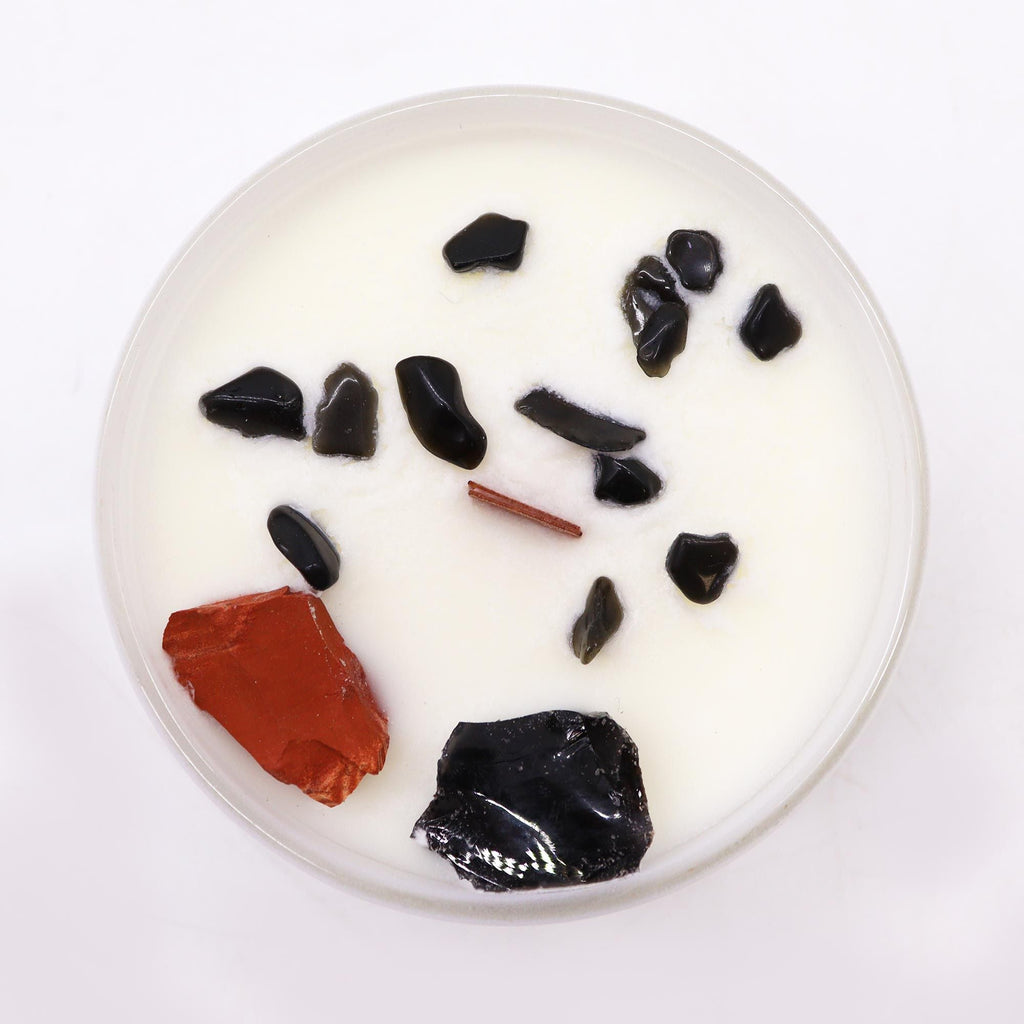 Vela de Cristal de Chakra - Chakra Raiz