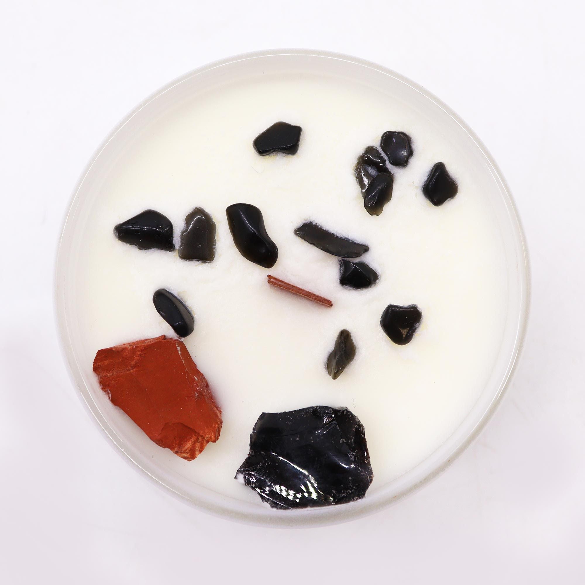 Vela de Cristal de Chakra - Chakra Raiz