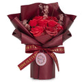 Ramo Grande de Rosas Vermelhas - O Amor é Eterno - Cartão de Presente