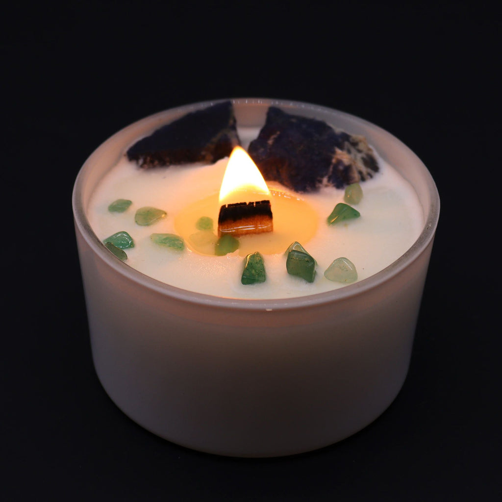Vela de Cristal de Chakra - Chakra Garganta