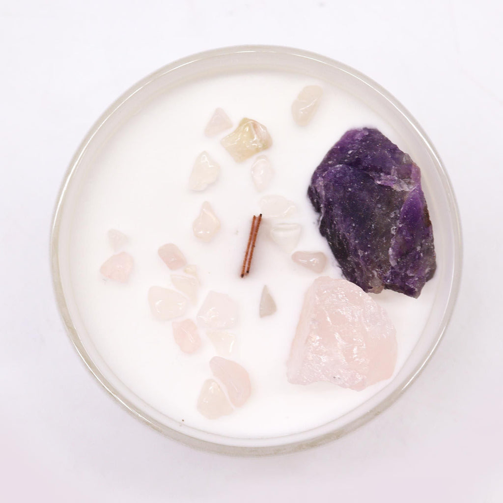 Vela de Cristal de Chakra - Chakra Terceiro Olho