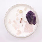 Vela de Cristal de Chakra - Chakra Terceiro Olho