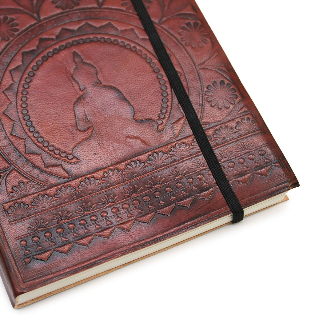 Caderno Médio com Elástico - Mandala Tibetano