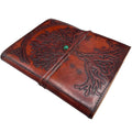 Caderno de Couro Árvore da Vida - 20x16x2cm