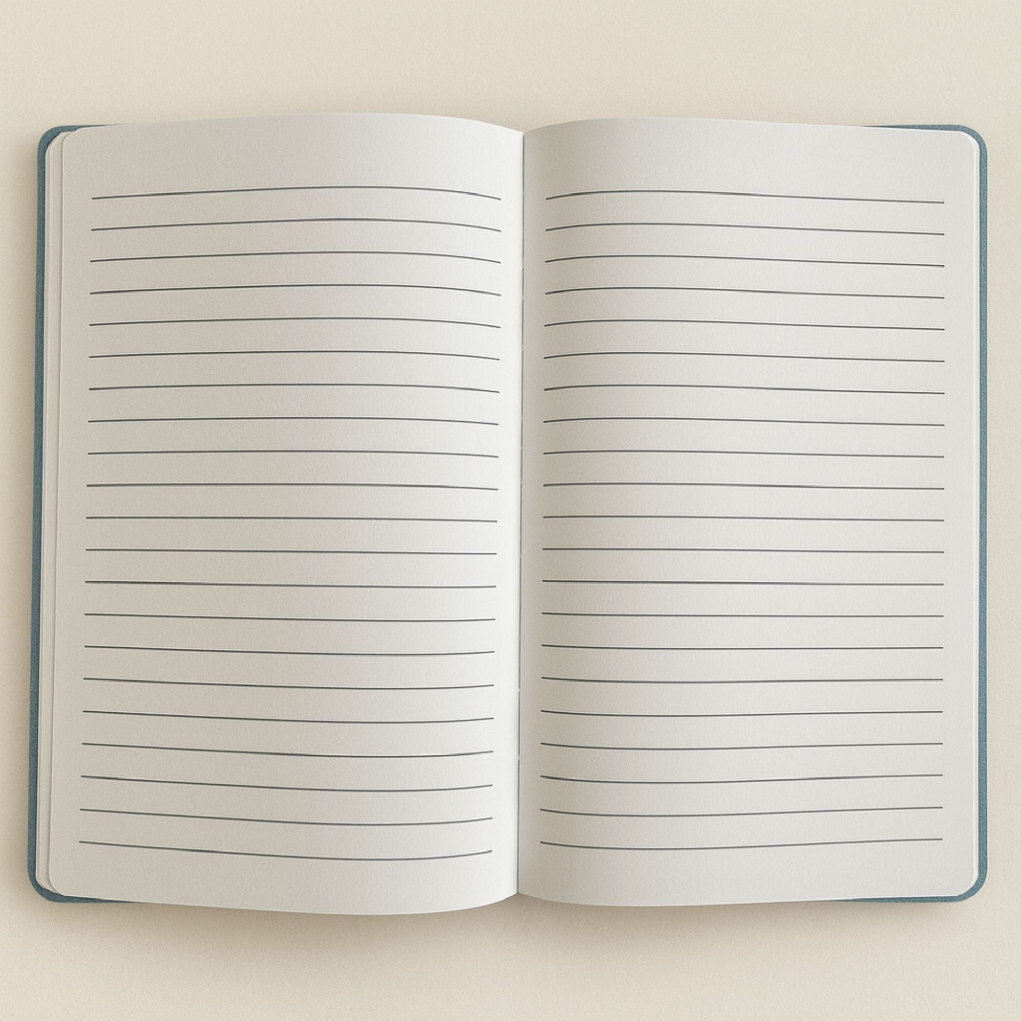 Caderno de Veludo Azul Escuro - 80 páginas - Mantém-te Selvagem, Filho da Lua