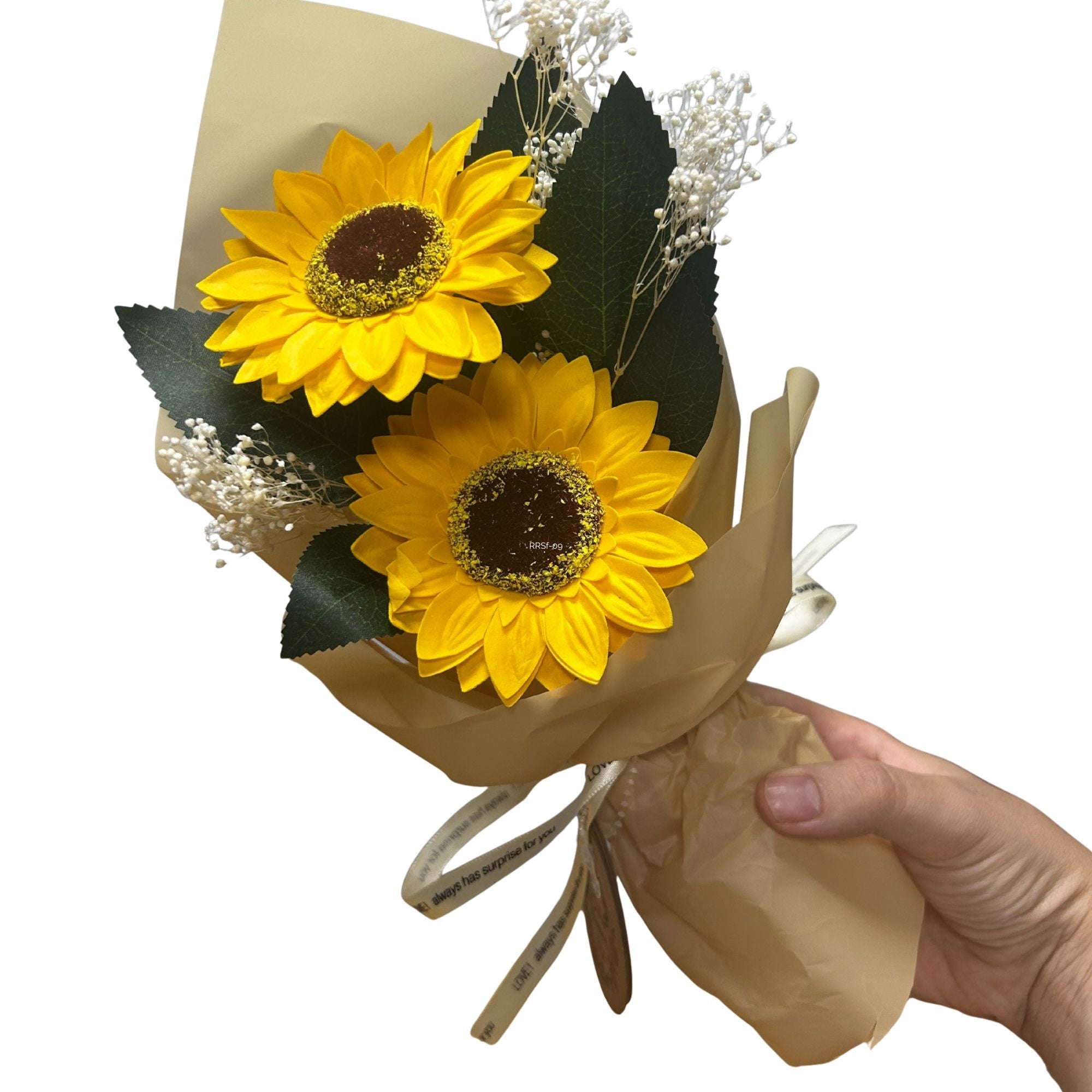 Ramo de Flores de Sabão - Dois Girassóis