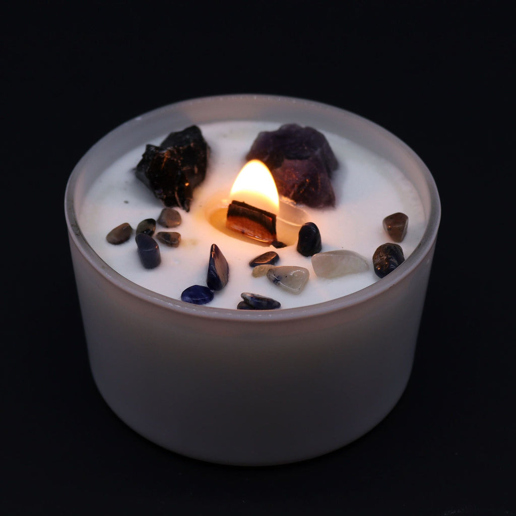 Vela de Cristal de Chakra - Chakra Plexo Solar