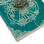 Caderno de Couro Paz - 18x13cm